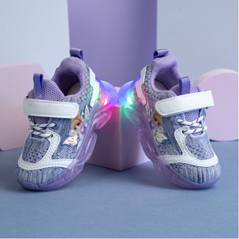 Pantofi Sport cu luminite Clara violet