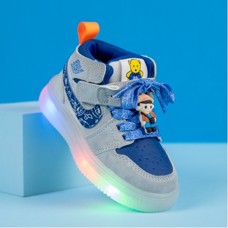 Pantofi Sport fara luminite Lollipop blue