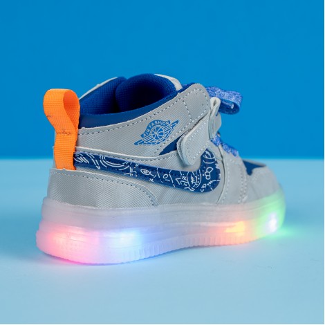 Pantofi Sport cu luminite Lollipop blue